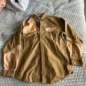 Columbia Men's Brown Button-Up Shirt